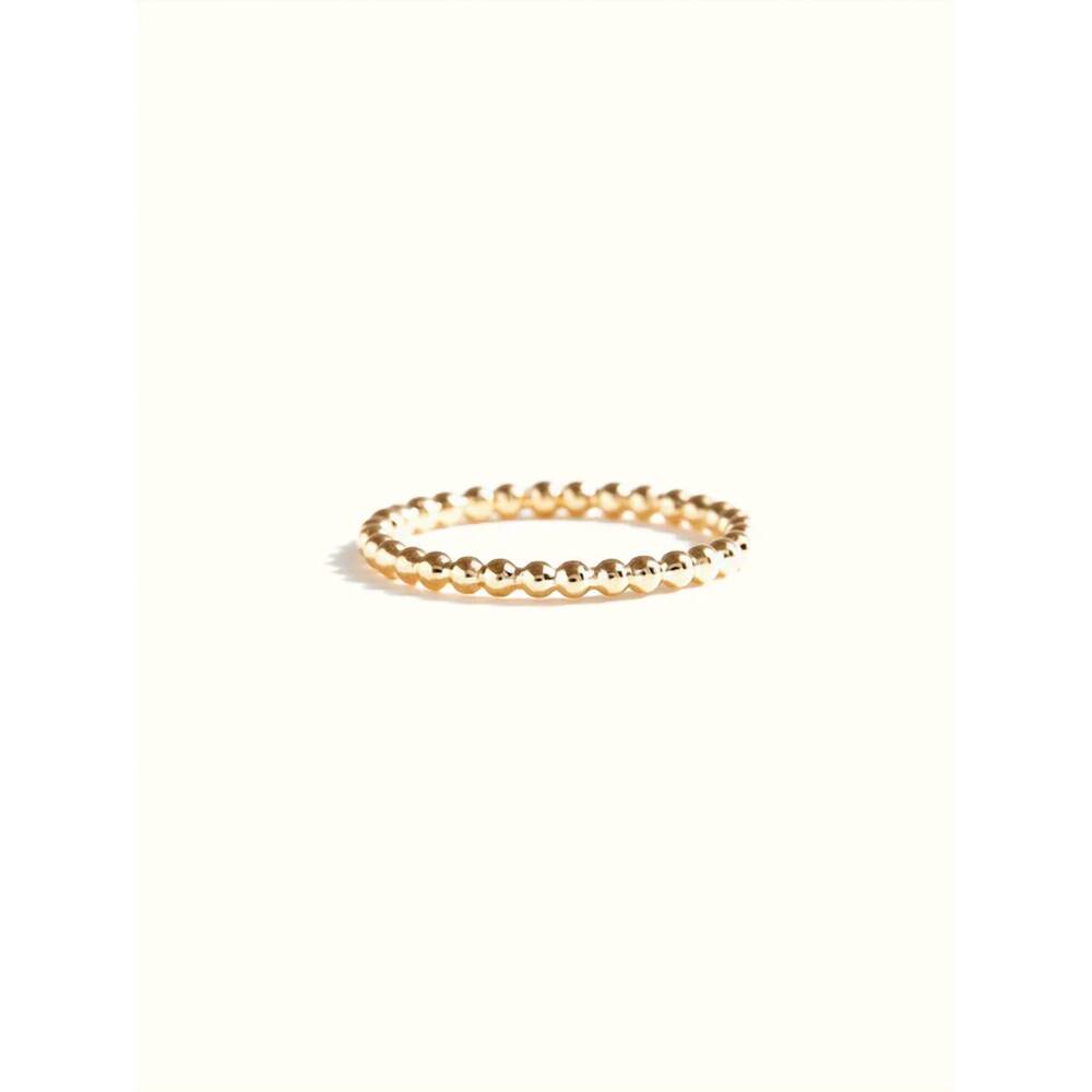 NEW ABLE women's caeser ring in 14k gold filled